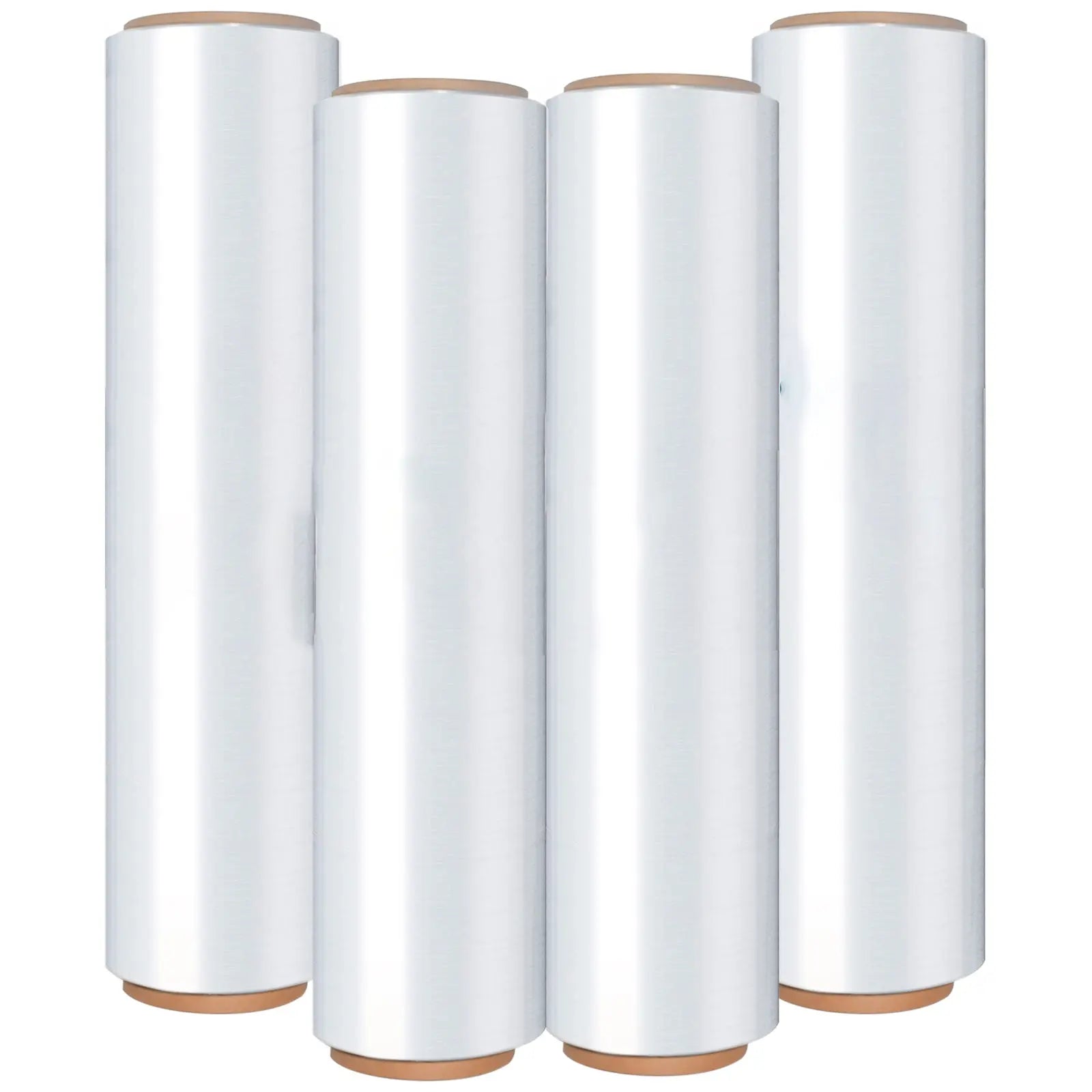 18 Inch Clear Stretch Wrap Film – 1500ft, 80 Gauge | Bulk Pallet Film for Warehouse & High-Volume Shipping (4 Rolls) 我的商店
