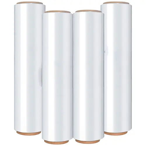  Clear Stretch Wrap 18" x 1500ft (4 Rolls, 80 Gauge) 